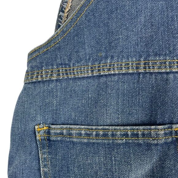 Carhartt Vintage Bib Overalls Canadian Made Size 6 Wide Leg - Picture 15 of 16